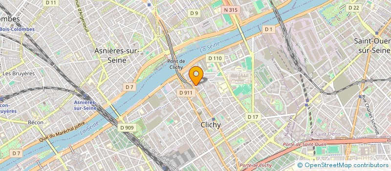localisation de l'entreprise SECOURS POPULAIRE FRANCAIS DE CLICHY à CLICHY