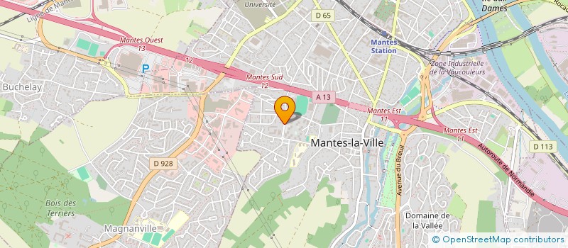 localisation de l'entreprise SECOURS POPULAIRE FRANCAIS DE MANTES LA VILLE à MANTES-LA-VILLE
