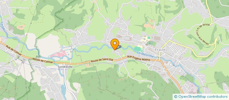 localisation de l'entreprise SECOURS POPULAIRE FRANCAIS HAUTE MEURTHE  FRAIZE