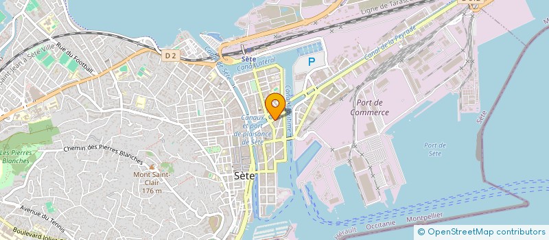 localisation de l'entreprise SECOURS POPULAIRE FRANCAIS SETE BAS.THAU à SETE