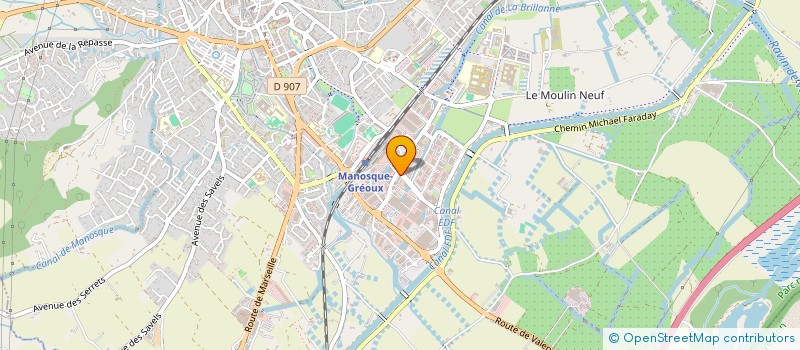 localisation de l'entreprise SECOVAL GESTION PRIVEE à MANOSQUE