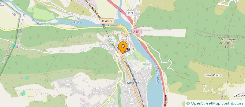 localisation de l'entreprise SECOVAL SISTERON à SISTERON