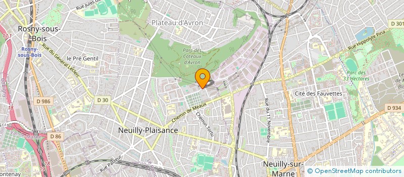 localisation de l'entreprise SECOVER à NEUILLY-PLAISANCE