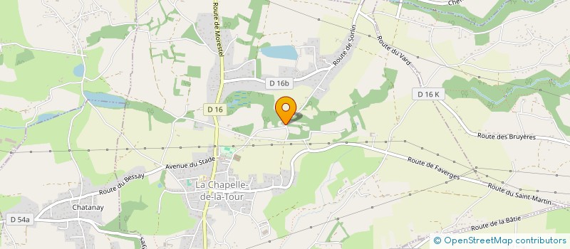 localisation de l'entreprise SECQ  LA CHAPELLE-DE-LA-TOUR