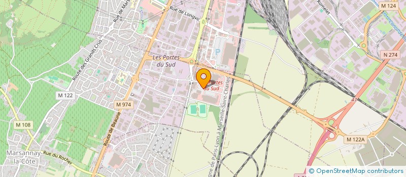 localisation de l'entreprise SECR  MARSANNAY-LA-COTE