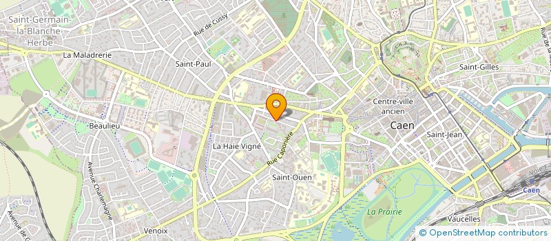 localisation de l'entreprise SECRATEB à CAEN