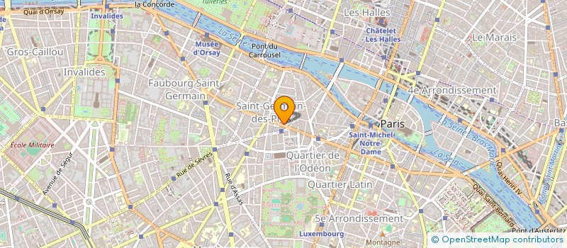 localisation de l'entreprise SECRET'ART à PARIS