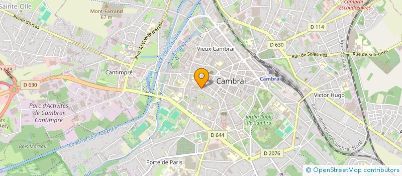 localisation de l'entreprise SECRET BUG FRANCE à CAMBRAI