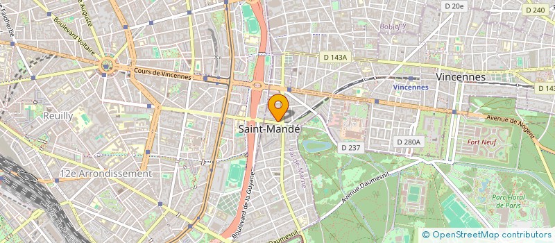 localisation de l'entreprise SECRET D'ALCHIMIE à SAINT-MANDE
