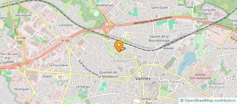 localisation de l'entreprise SECRET D'AROMES à VANNES