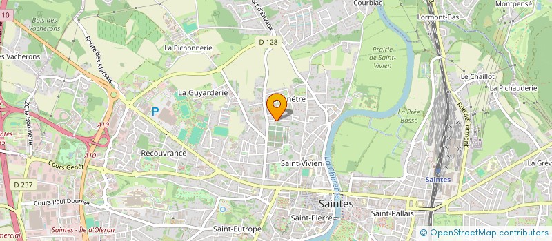 localisation de l'entreprise SECRET D'MAGES , LE NOM USUEL ET LE SIGLE DE L'ASSOCIATION EST LE CINEMA S'EXPOSE 17-2  SAINTES