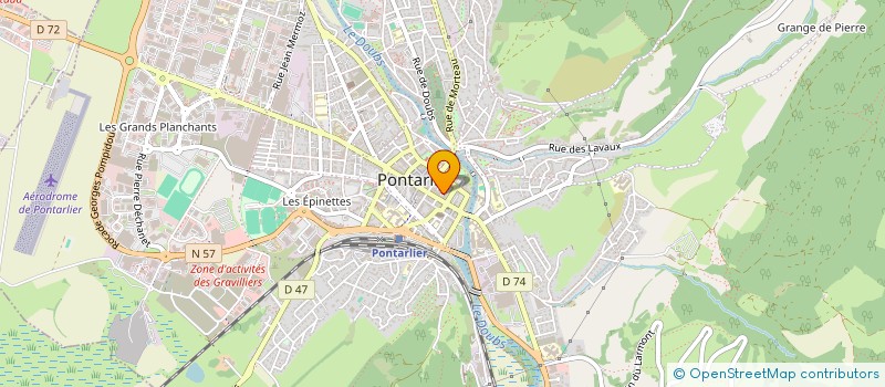 localisation de l'entreprise SECRET D'ONGLES à PONTARLIER