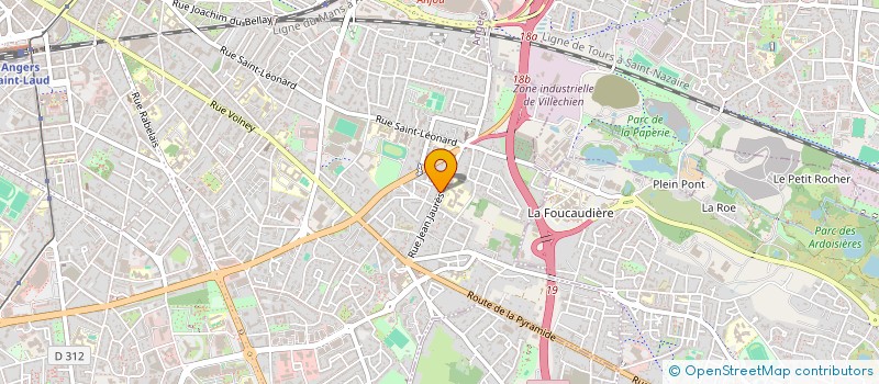 localisation de l'entreprise SECRET DE FEMME à ANGERS