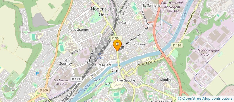 localisation de l'entreprise SECRET DE FEMMES à CREIL