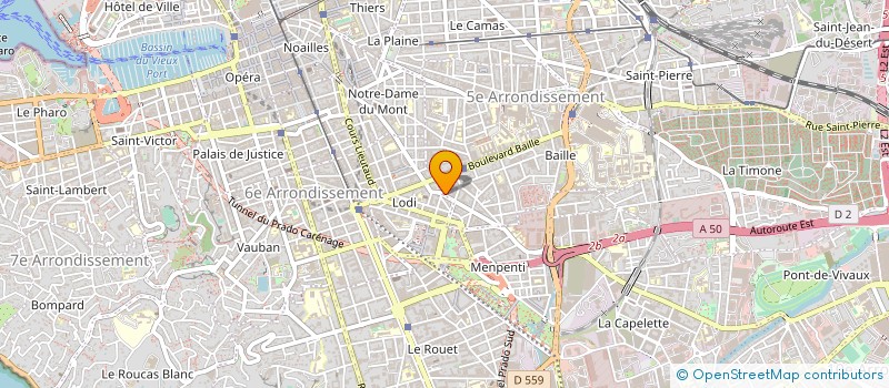 localisation de l'entreprise SECRET DE FLEURS à MARSEILLE