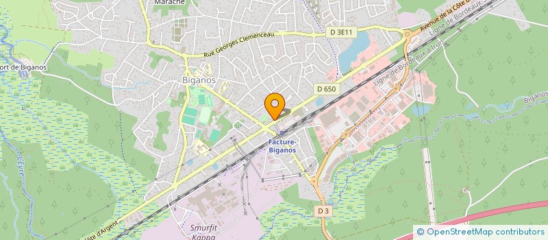 localisation de l'entreprise SECRET DES PLANTES  BIGANOS