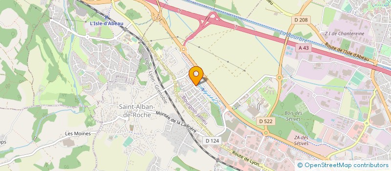 localisation de l'entreprise SECRET ESCAPE  BOURGOIN-JALLIEU