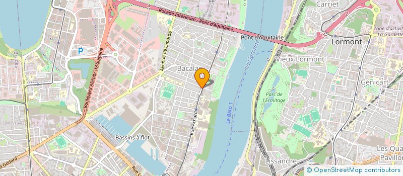 localisation de l'entreprise SECRET GARDEN  BORDEAUX