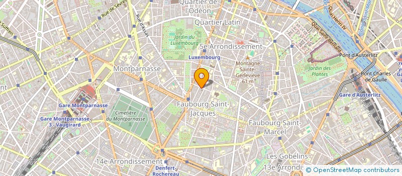 localisation de l'entreprise SECRET GROUPE ETUDE RECHERC PSYCHANAL à PARIS