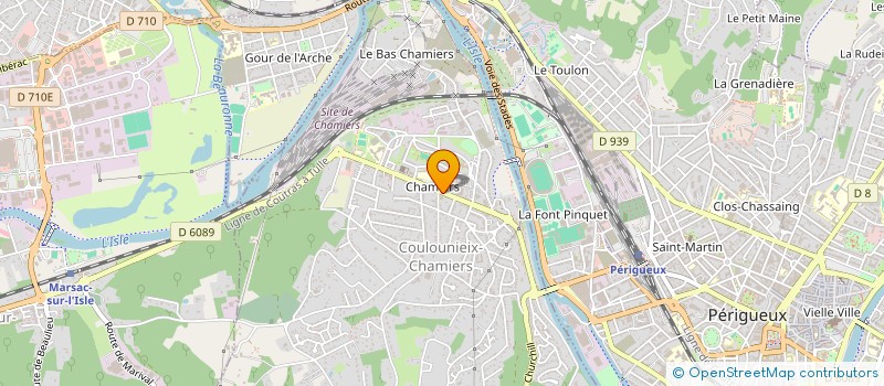 localisation de l'entreprise SECRET SHOW PRODUCTIONS  COULOUNIEIX-CHAMIERS