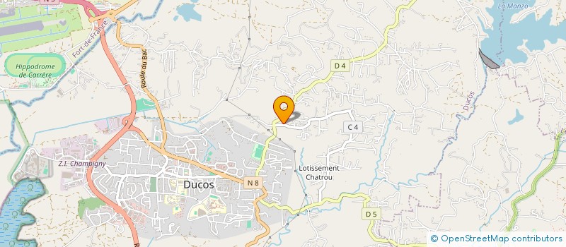 localisation de l'entreprise SECRET TROC KARAIB  DUCOS