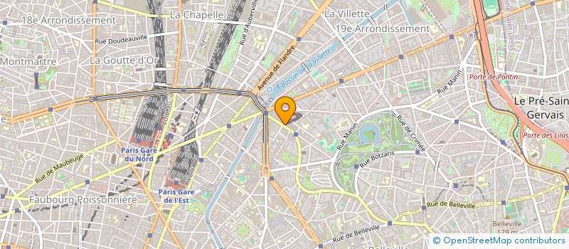 localisation de l'entreprise SECRETAN PRIMEURS à PARIS