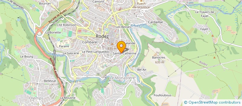 localisation de l'entreprise SECRETARIAT ACTION CATHOLIQUE ENFANCE à RODEZ