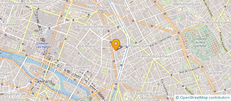 localisation de l'entreprise SECRETARIAT COMPTABILITE CLIENTS SERVICE  PARIS