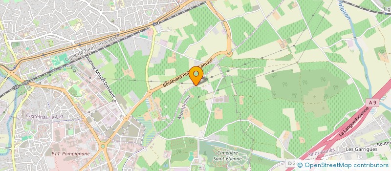 localisation de l'entreprise SECRETARIAT D ADMINISTRATION ET GESTION D ENTREPRISE à MONTPELLIER