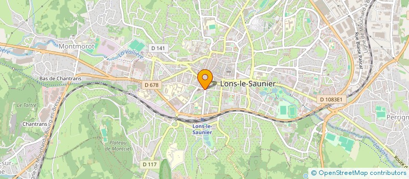 localisation de l'entreprise SECRETARIAT GENERAL COMMUN DEPARTEMENTAL JURA à LONS-LE-SAUNIER