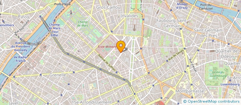 localisation de l'entreprise SECRETARIAT GENERAL DE LA MER à PARIS