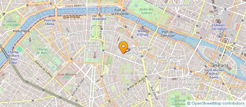 localisation de l'entreprise SECRETARIAT GENERAL DES AFFAIRES EUROPEENNES à PARIS