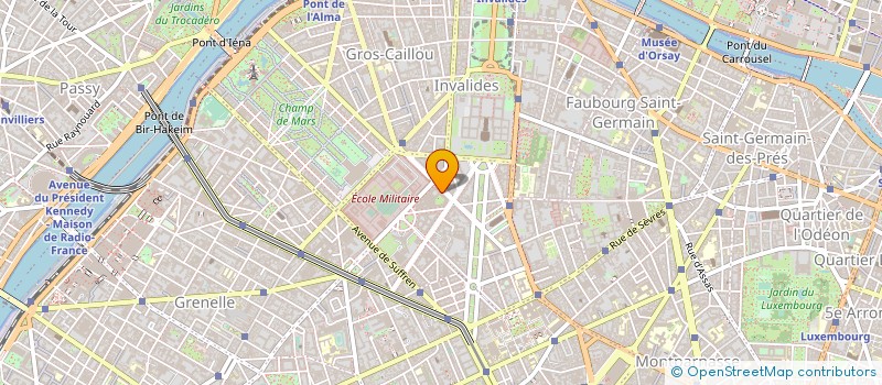 localisation de l'entreprise SECRETARIAT GENERAL DES MINISTERES CHARGES DES AFFAIRES SOCIALES à PARIS 7