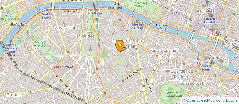 localisation de l'entreprise SECRETARIAT GENERAL DU GOUVERNEMENT  PARIS