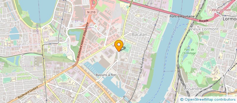 localisation de l'entreprise SECRETARIAT GENERAL POUR L'ADMINISTRATION DU MINISTERE DE L'INTERIEUR SUD-OUEST à BORDEAUX