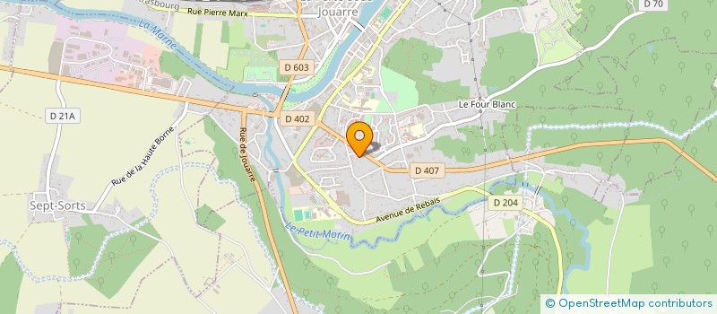 localisation de l'entreprise SECRETARIAT INDEPENDANT DES PROFESSIONNELS à LA FERTE-SOUS-JOUARRE