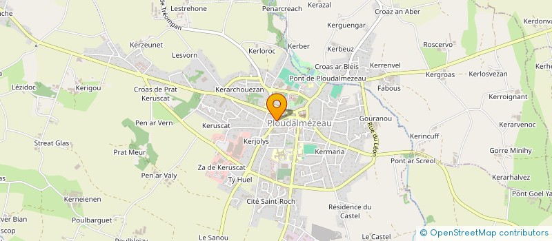 localisation de l'entreprise SECRETARIAT PLOUDAL PORTSALL à PLOUDALMEZEAU