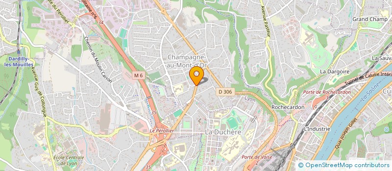 localisation de l'entreprise SECRETARIAT SANS FRONTIERES à CHAMPAGNE-AU-MONT-D'OR