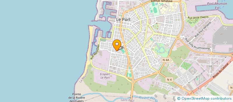 localisation de l'entreprise SECRETARIAT SERVICES IMMOBILIER à LE PORT