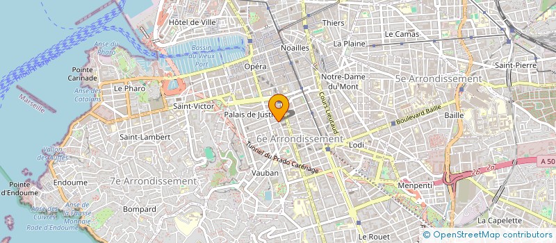 localisation de l'entreprise SECRETARIAT SOCIAL MARSEILLE à MARSEILLE