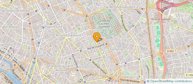 localisation de l'entreprise SECRETARIATIQUE  PARIS