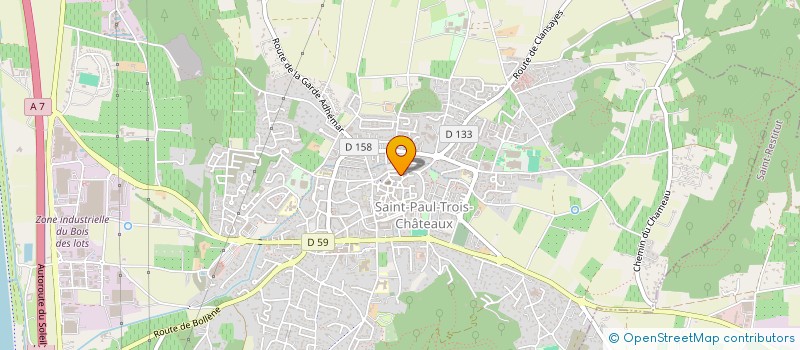 localisation de l'entreprise SECRETCAR  SAINT-PAUL-TROIS-CHATEAUX