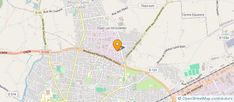 localisation de l'entreprise SECRETEL  MOURS-SAINT-EUSEBE