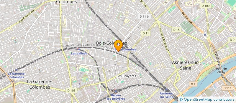 localisation de l'entreprise SECRETLAB à BOIS-COLOMBES