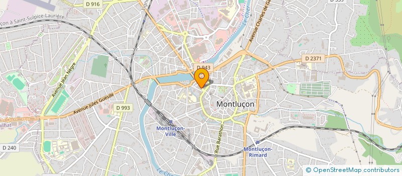 localisation de l'entreprise SECRETS 2 FEMMES à MONTLUCON