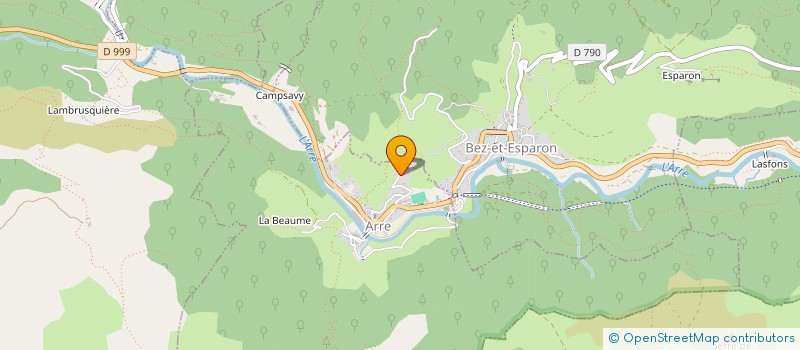 localisation de l'entreprise SECRETS D'ARTISAN  ARRE