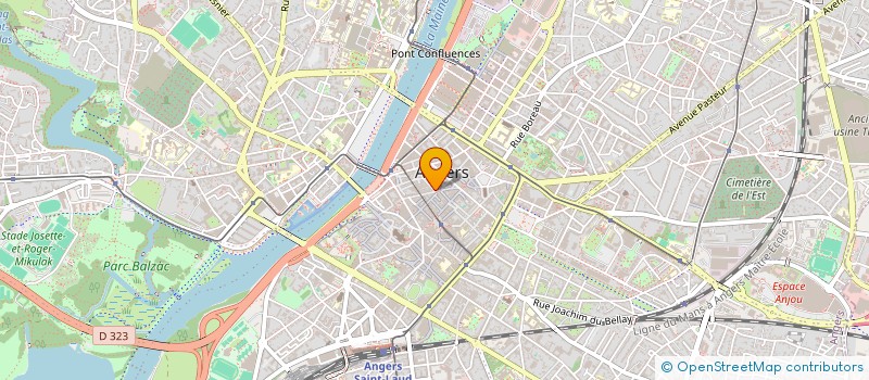 localisation de l'entreprise SECRETS D'ORIENT à ANGERS