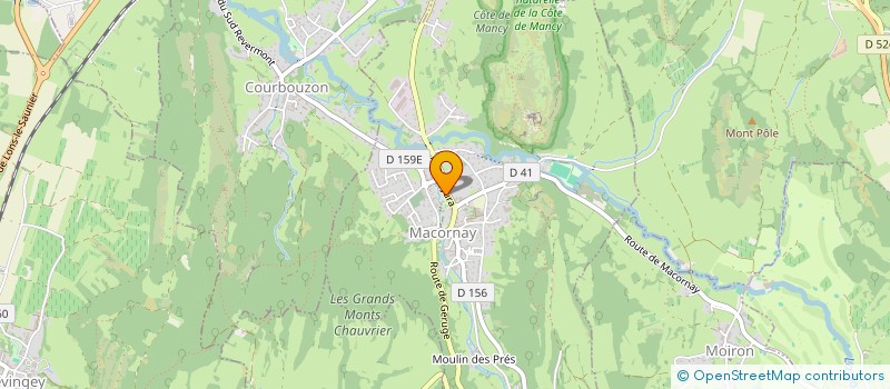 localisation de l'entreprise SECRETS DE BEAUTE à MACORNAY