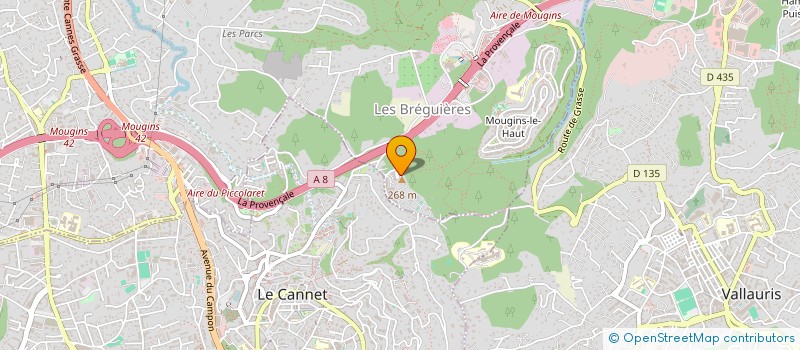 localisation de l'entreprise SECRETS DE BIKERS à MOUGINS