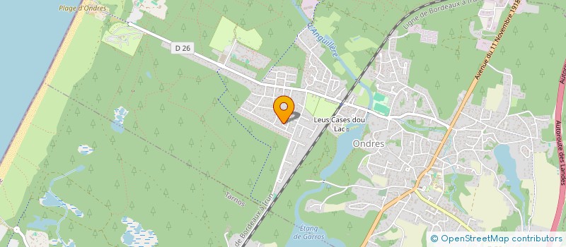 localisation de l'entreprise SECRETS DE FEMMES  ONDRES